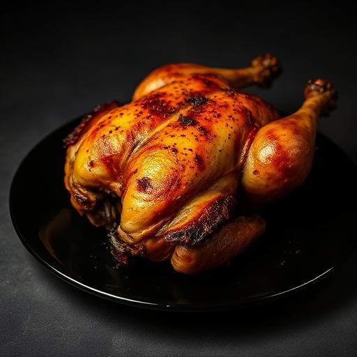 Pollo asado al horno